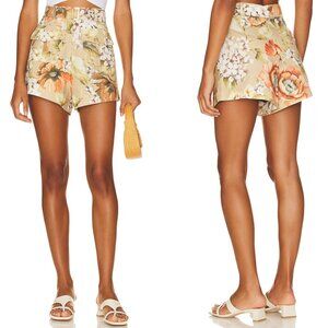 Revolve The Femm Carlotta Shorts in Sand English Garden M NWT